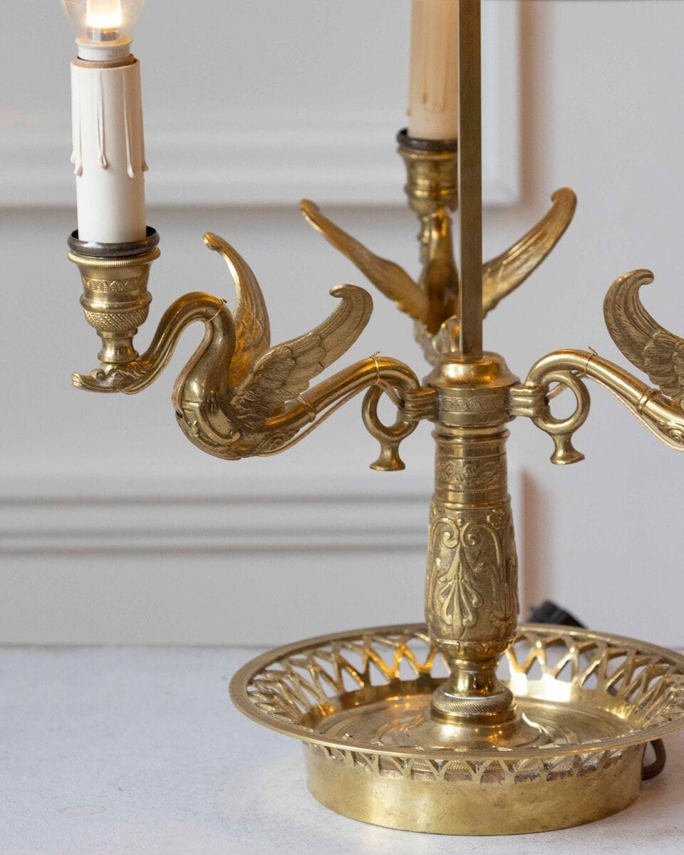 20th Century French Tole Lamp Circa 1900 - JAA