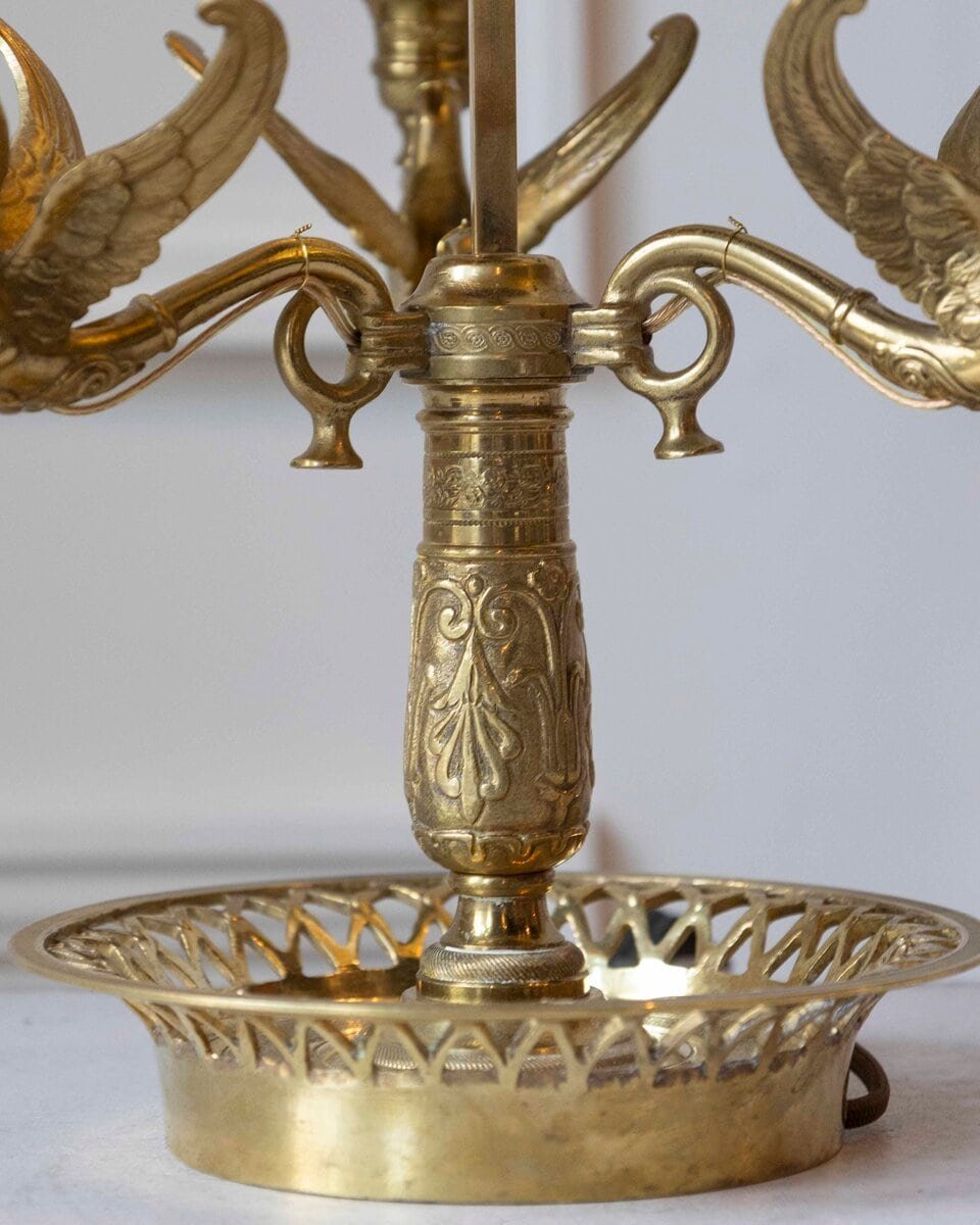 20th Century French Tole Lamp Circa 1900 - JAA