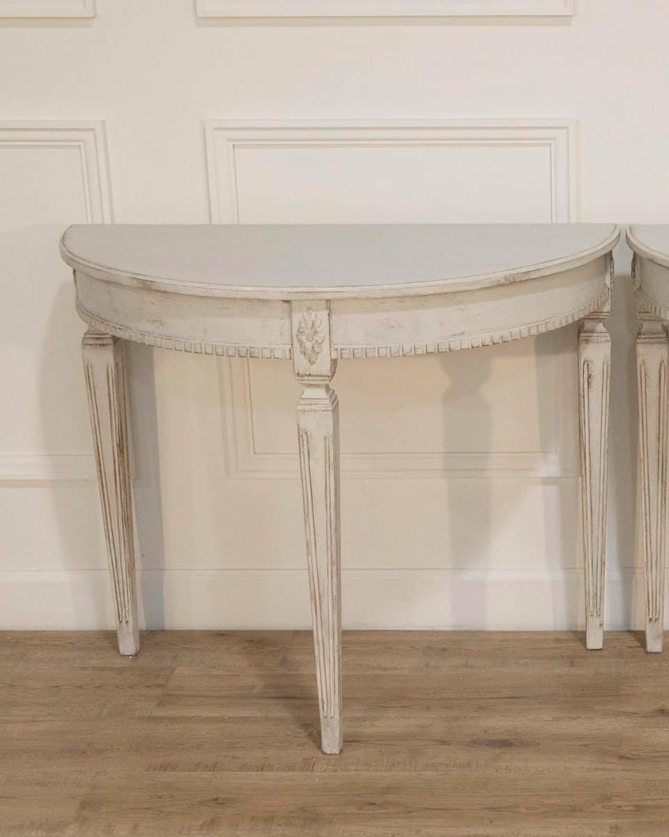 Swedish Demi Lune Console Circa 1880 - JAA