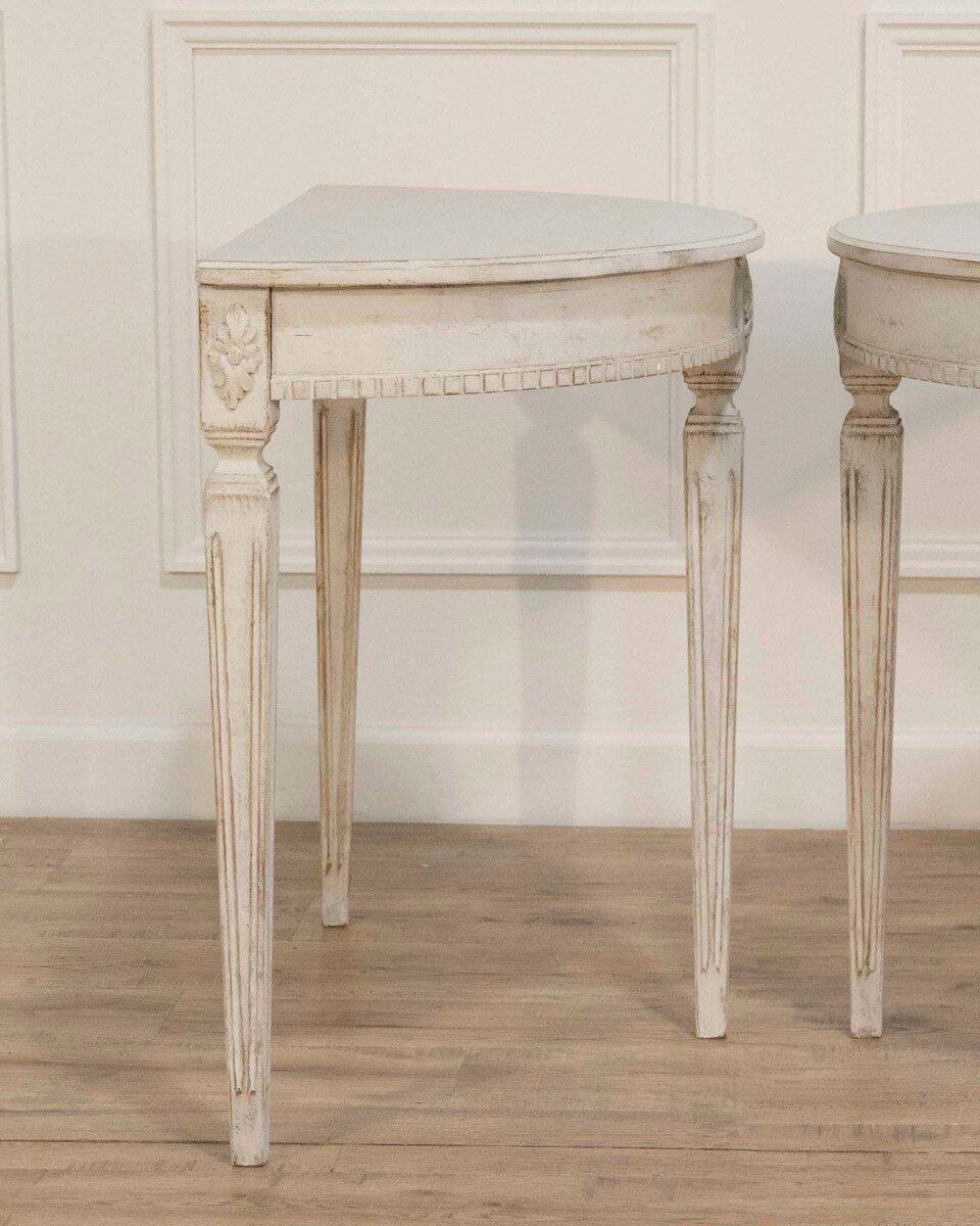 Swedish Demi Lune Console Circa 1880 - JAA