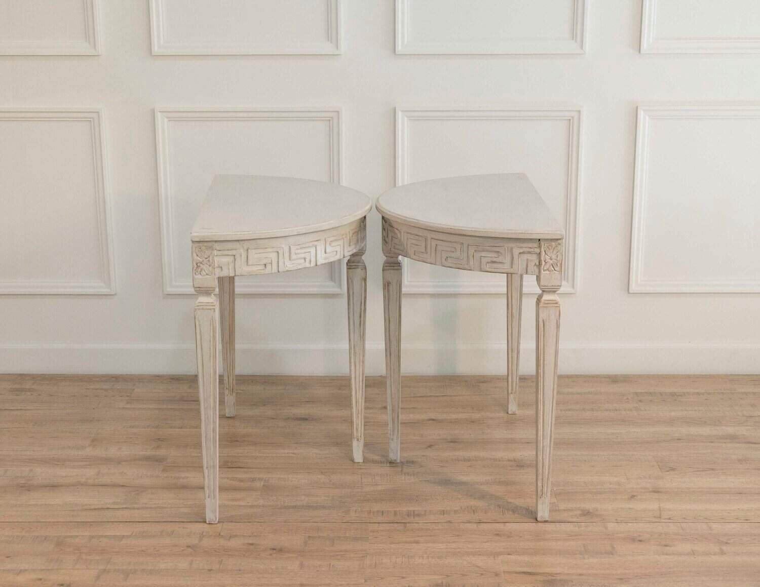 Swedish Demi Lune Consoles 1880 - JAA