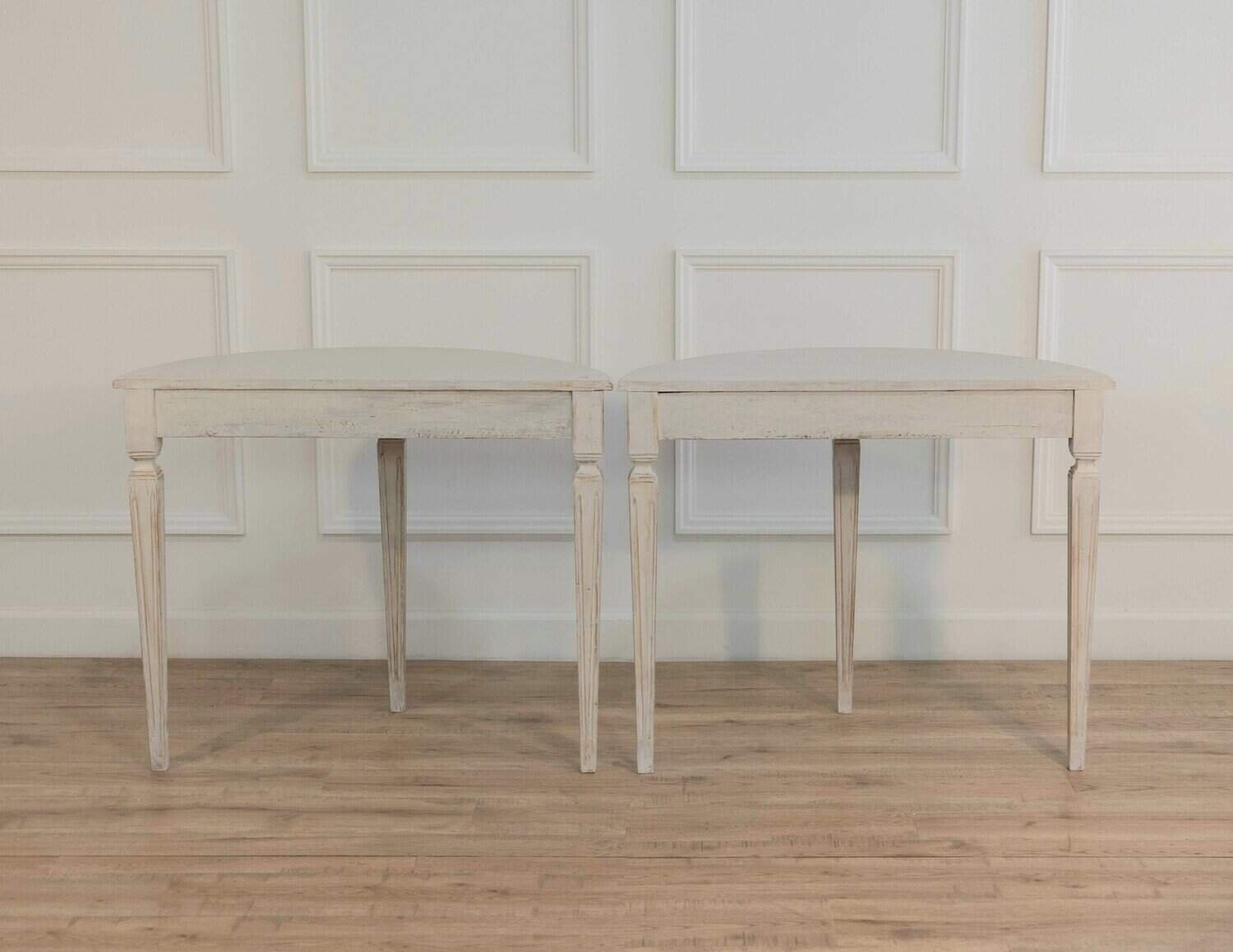 Swedish Demi Lune Consoles 1880 - JAA