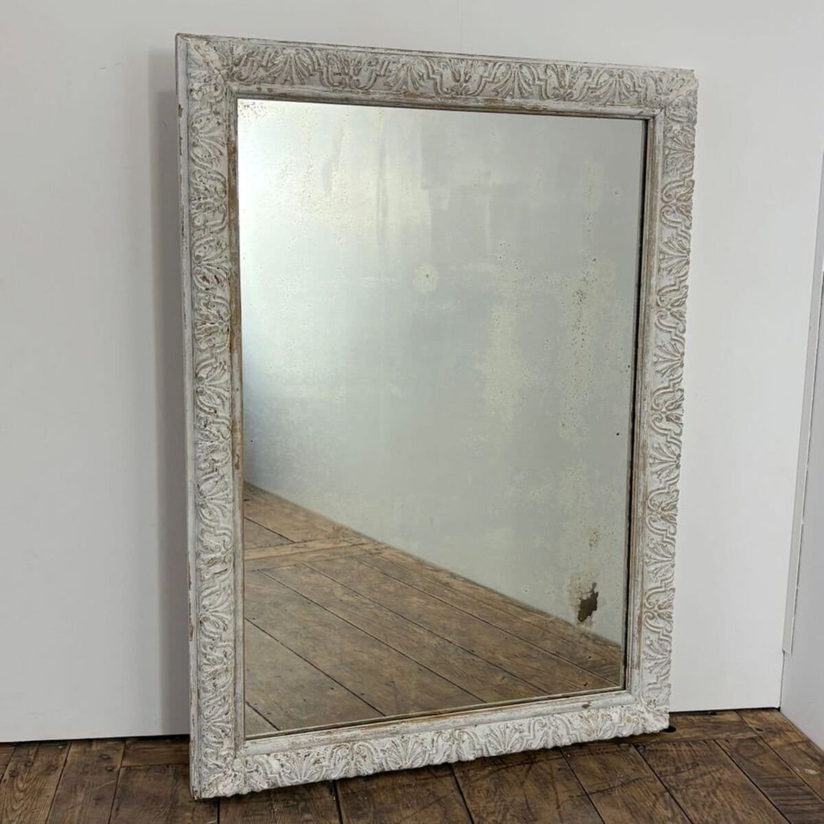 Danish 19th Century Louis XIV Style Mirror in Wood and Stucco - JAA