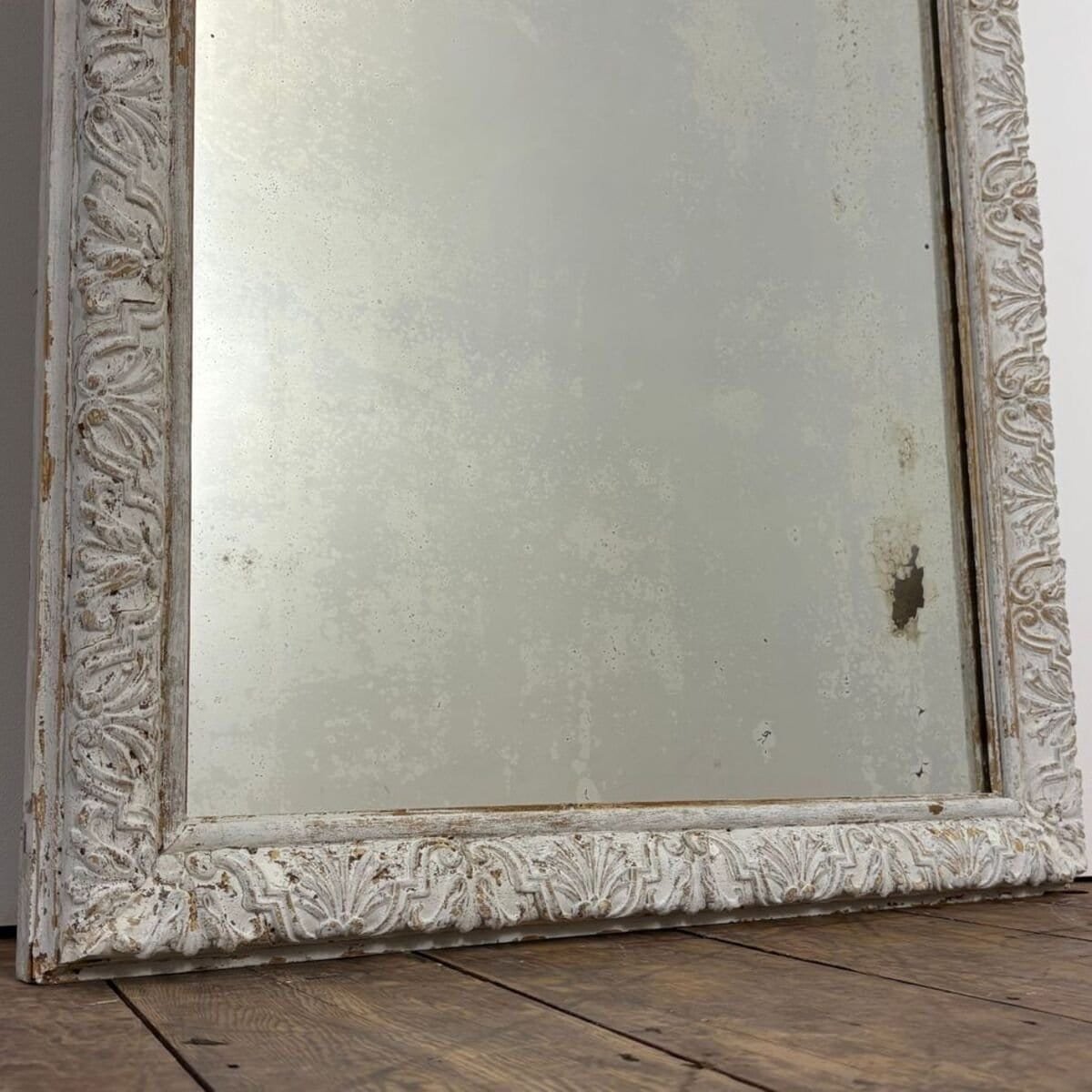 Danish 19th Century Louis XIV Style Mirror in Wood and Stucco - JAA