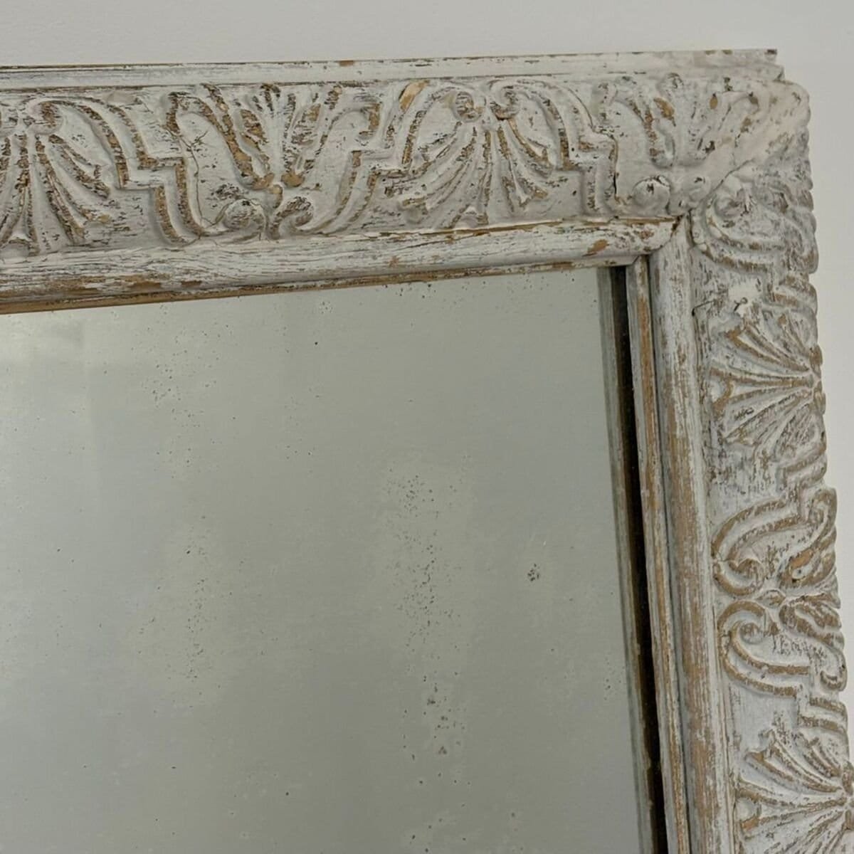 Danish 19th Century Louis XIV Style Mirror in Wood and Stucco - JAA