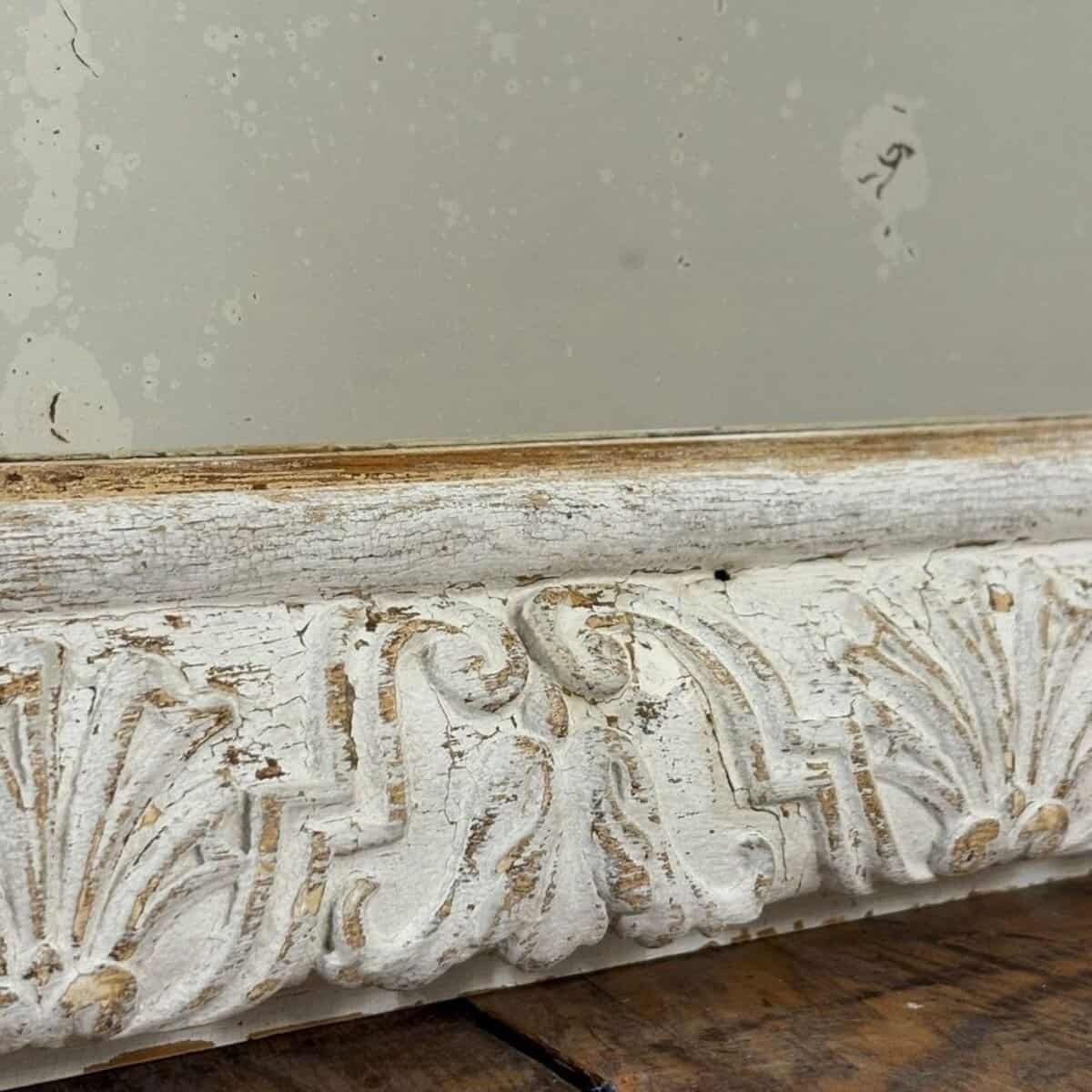 Danish 19th Century Louis XIV Style Mirror in Wood and Stucco - JAA