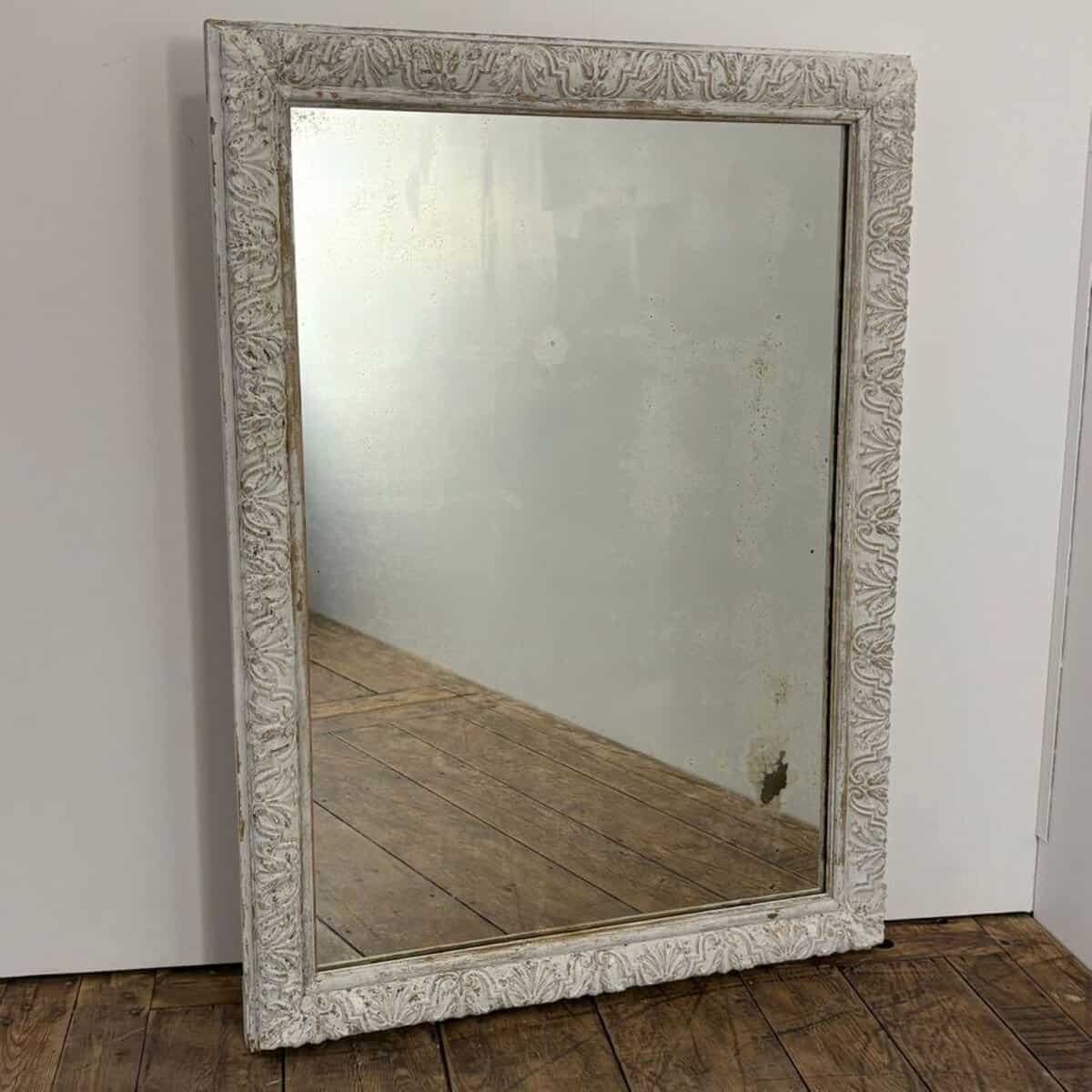 Danish 19th Century Louis XIV Style Mirror in Wood and Stucco - JAA