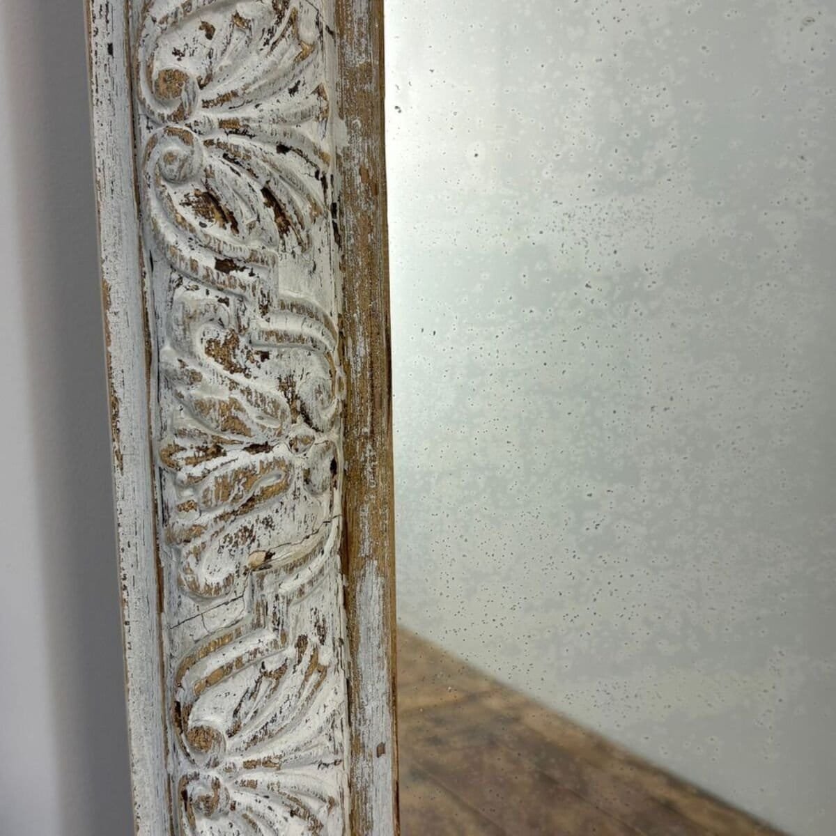 Danish 19th Century Louis XIV Style Mirror in Wood and Stucco - JAA