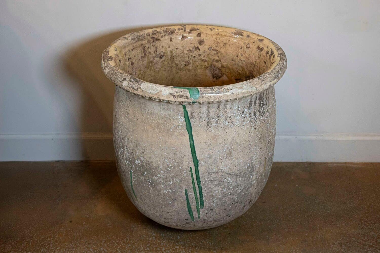 French 19th Century Biot Olive Jar - JAA