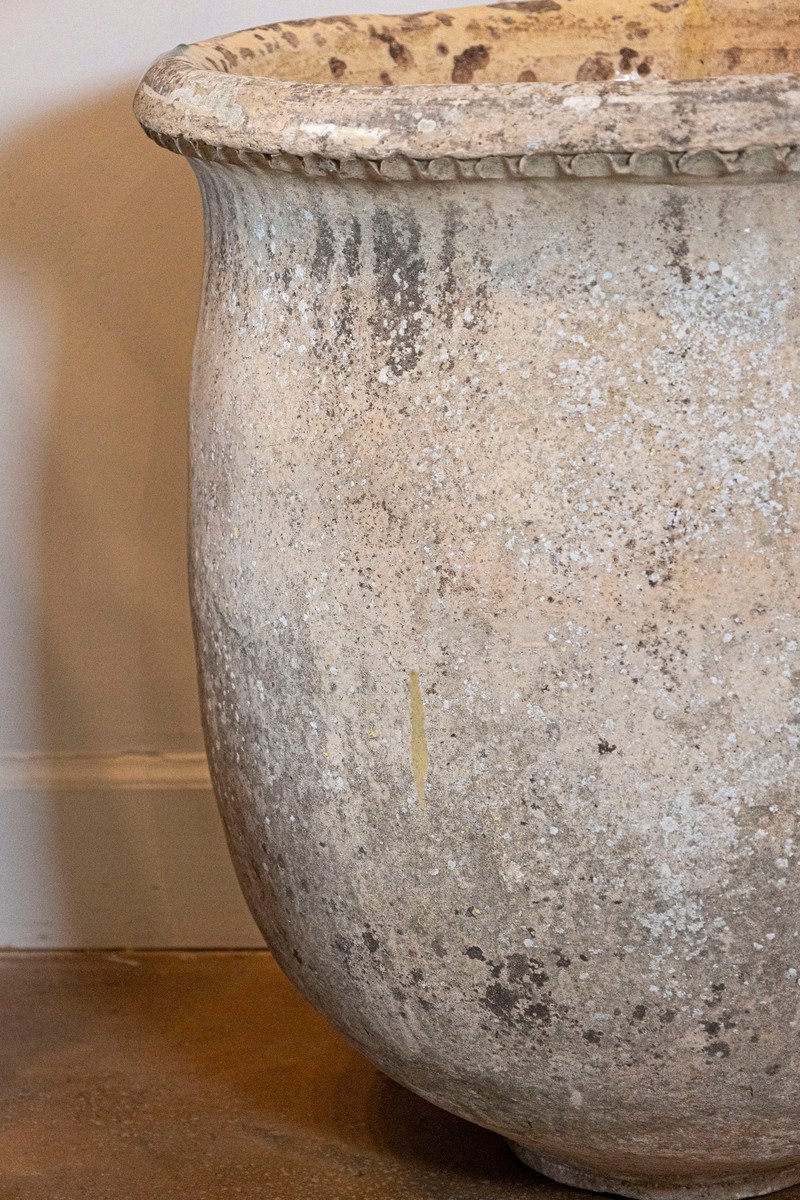 French 19th Century Biot Olive Jar - JAA