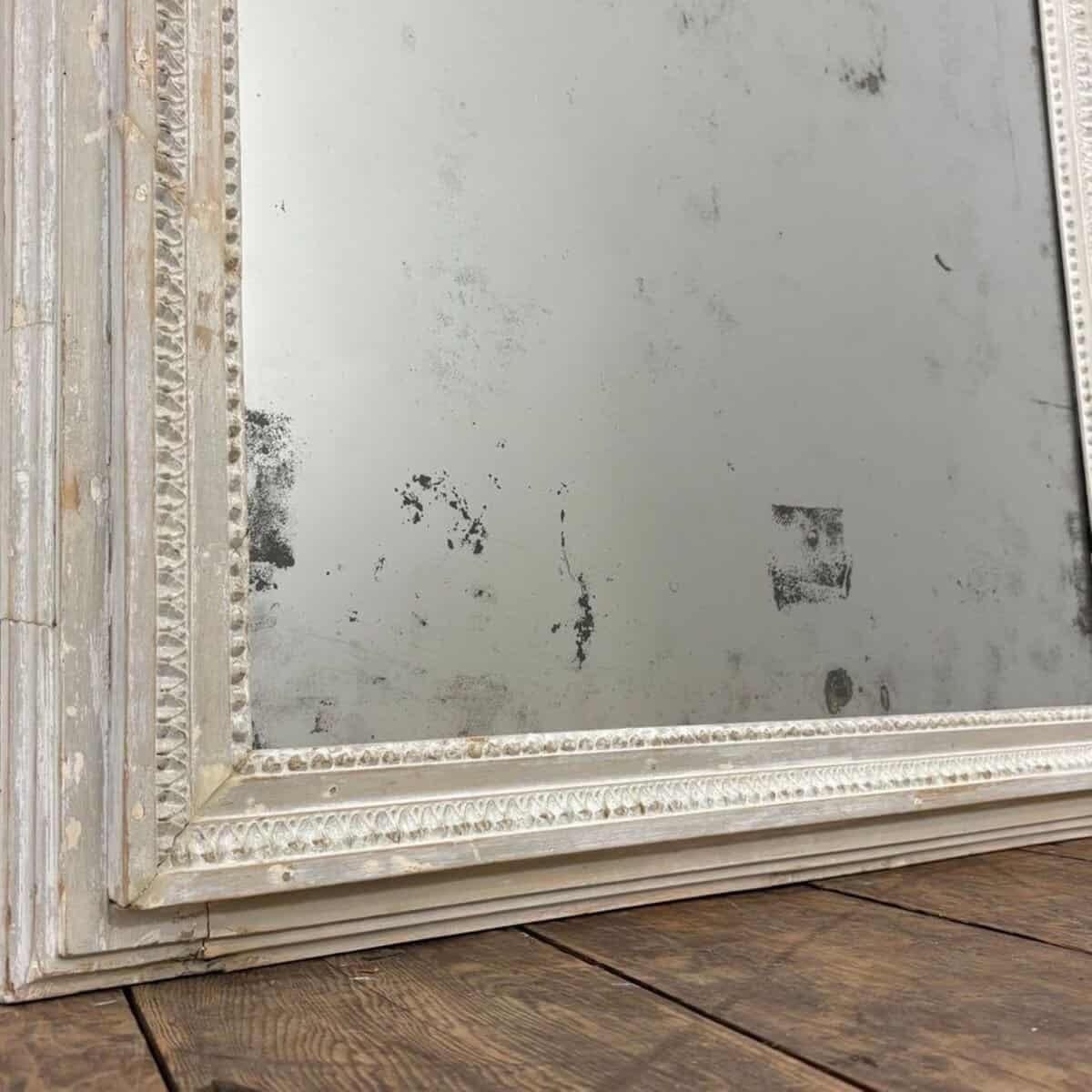 Danish 18th Century Louis XVI Wood Panel Mirror - JAA