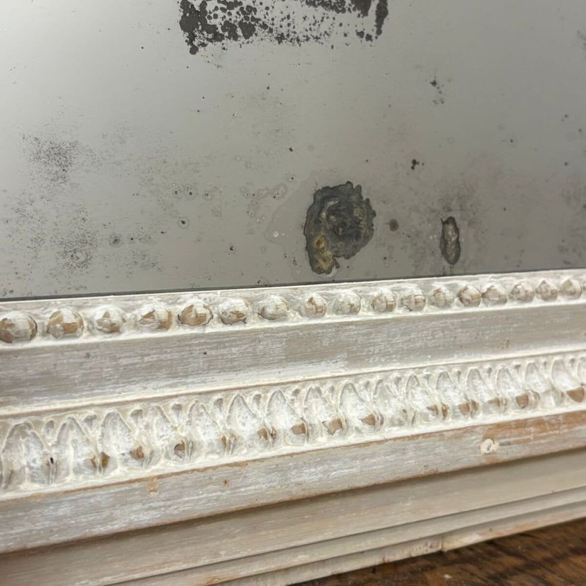 Danish 18th Century Louis XVI Wood Panel Mirror - JAA