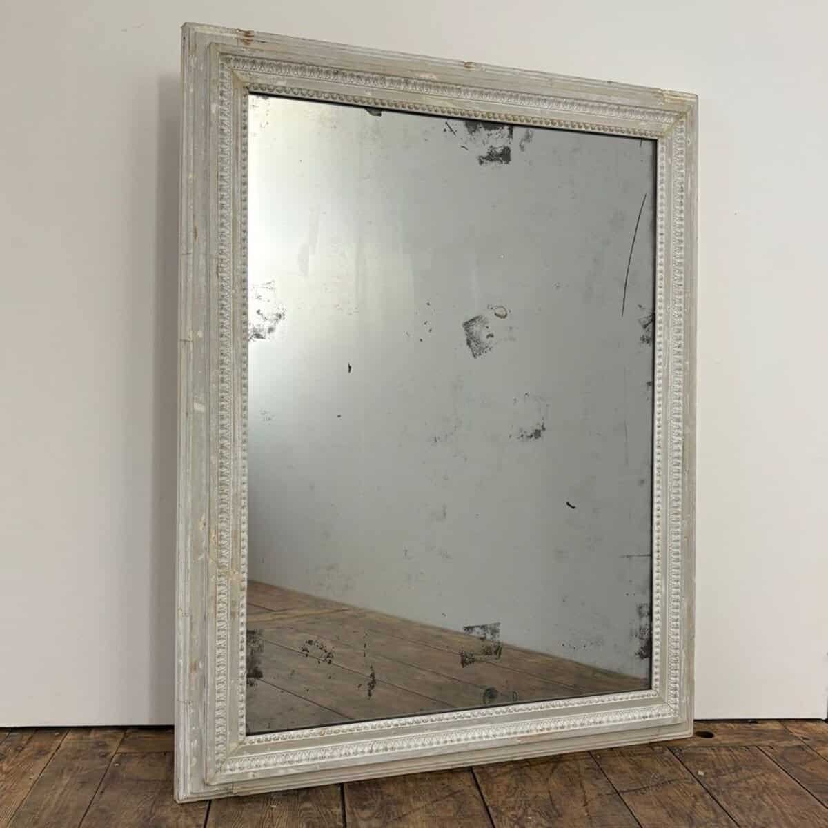 Danish 18th Century Louis XVI Wood Panel Mirror - JAA