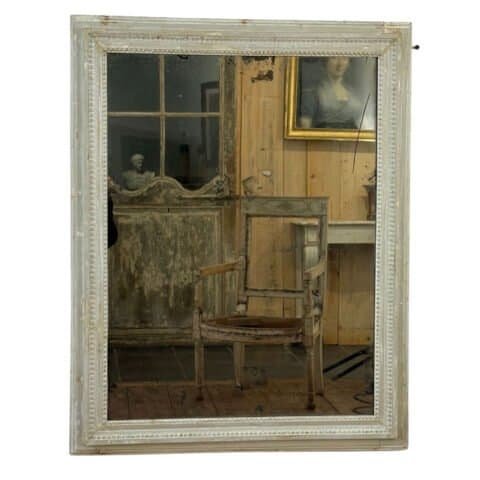 Danish 18th Century Louis XVI Wood Panel Mirror