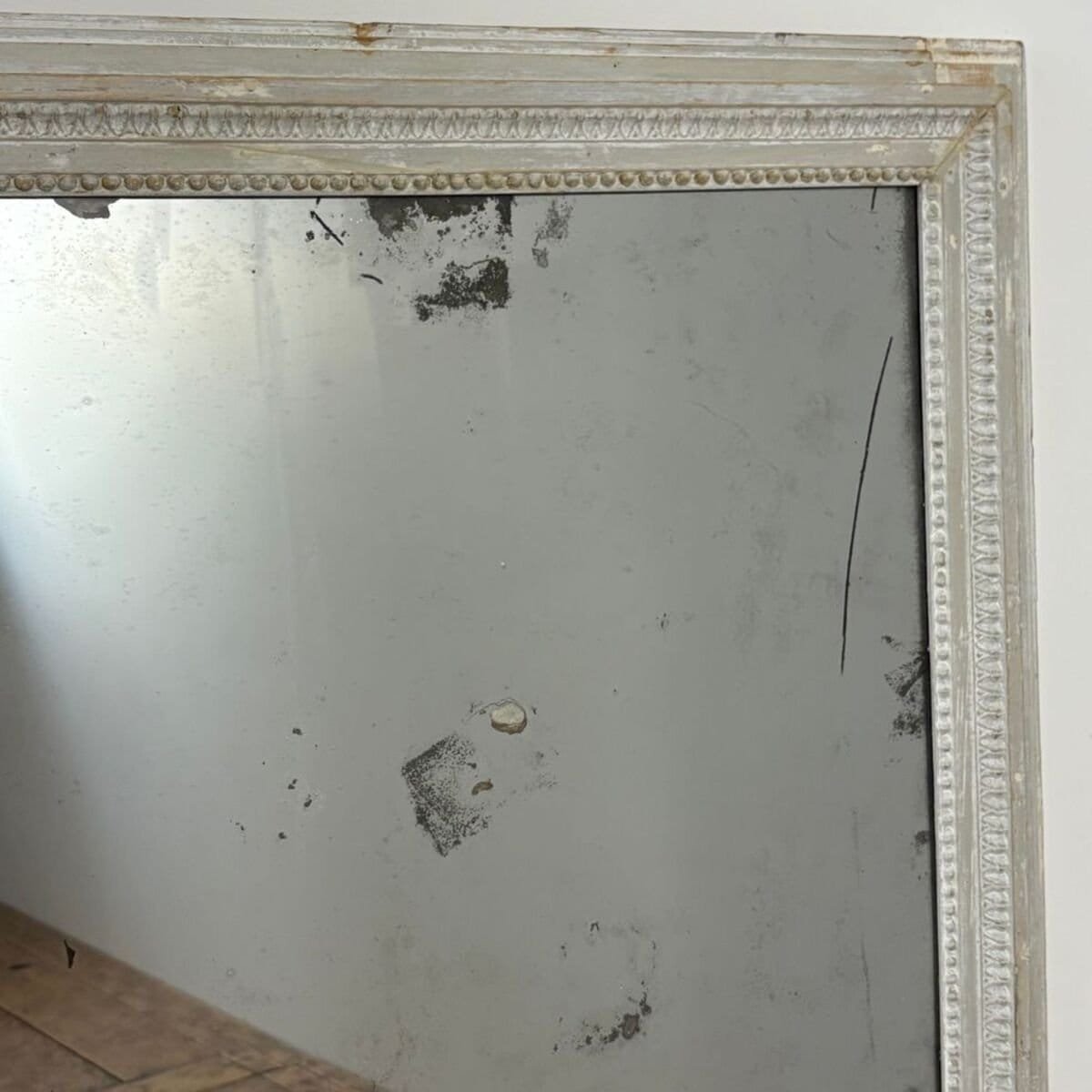 Danish 18th Century Louis XVI Wood Panel Mirror - JAA