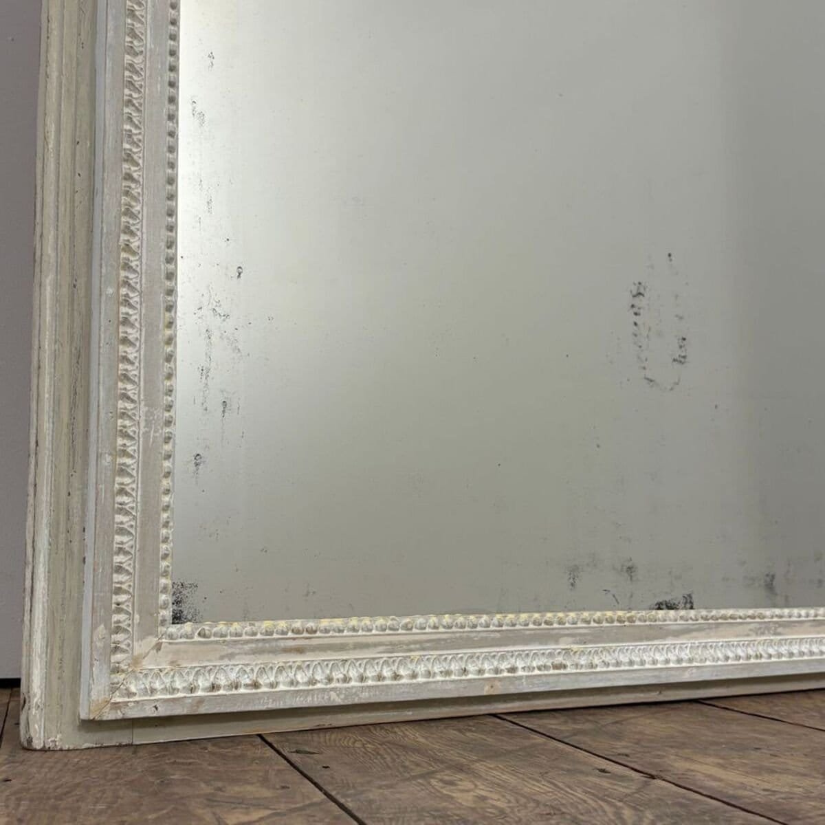 Danish 18th Century Louis XVI Wood Panel Mirror - JAA