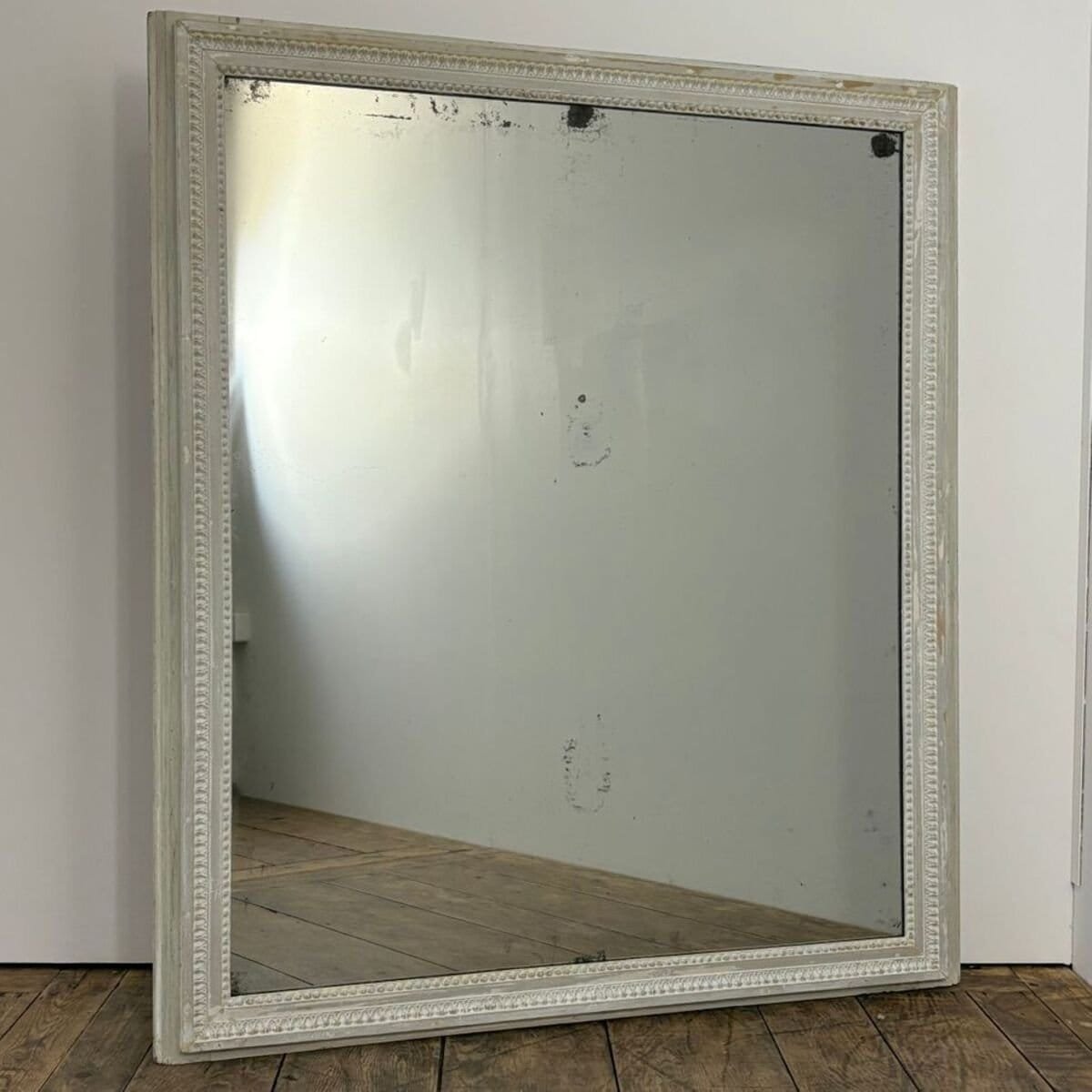 Danish 18th Century Louis XVI Wood Panel Mirror - JAA