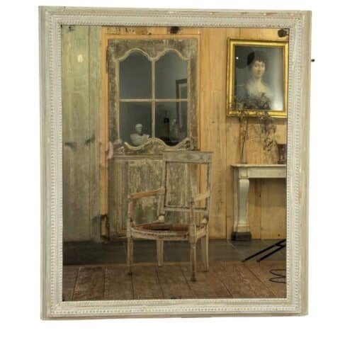 Danish 18th Century Louis XVI Wood Panel Mirror