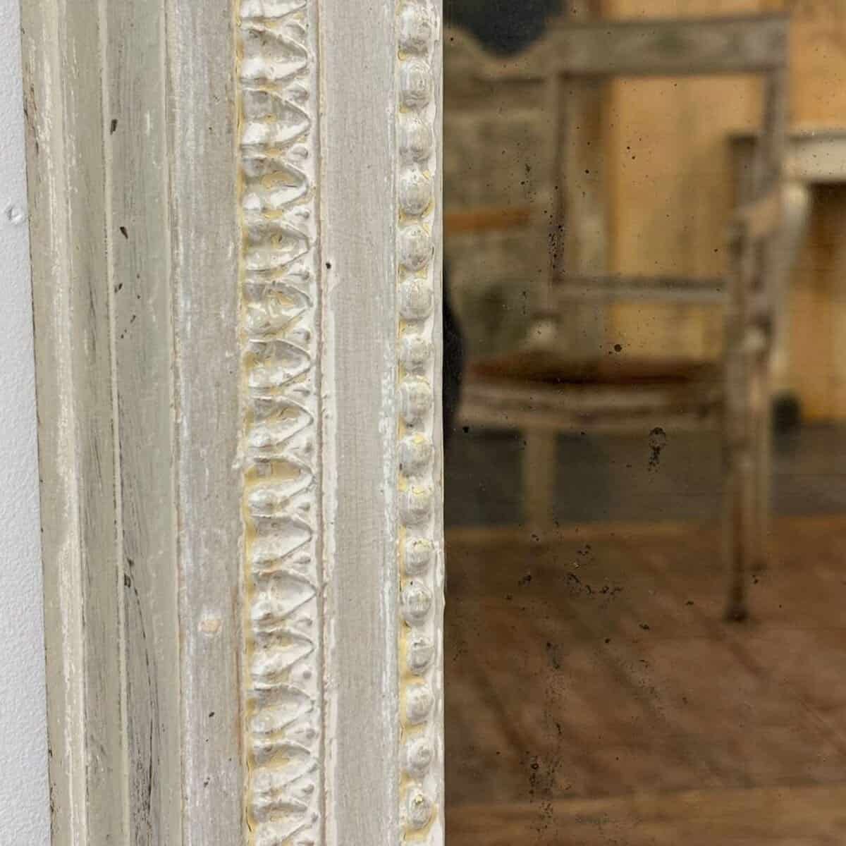 Danish 18th Century Louis XVI Wood Panel Mirror - JAA