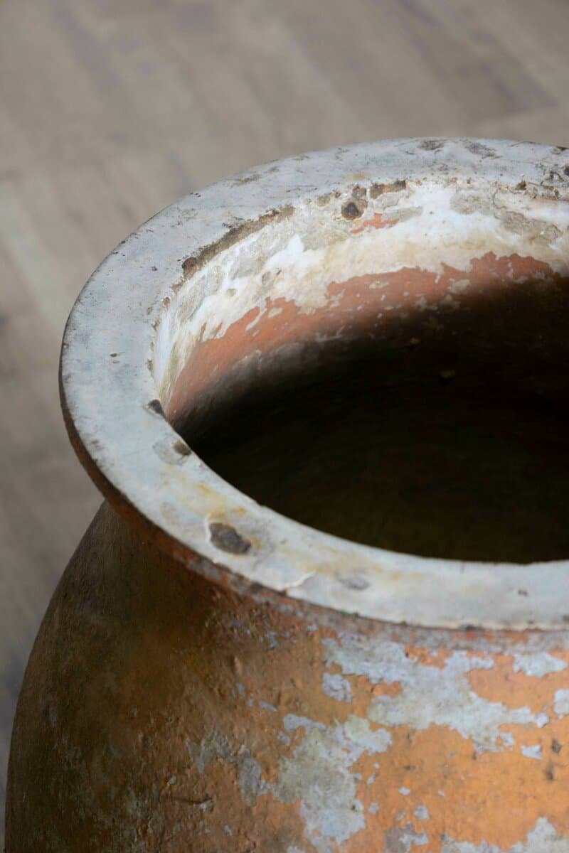 French 19th Century Pair of Cast Iron Jars - JAA