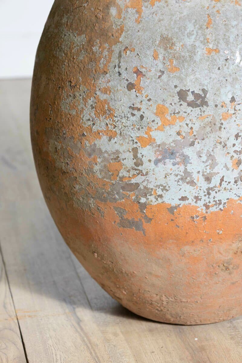 French 19th Century Pair of Cast Iron Jars - JAA