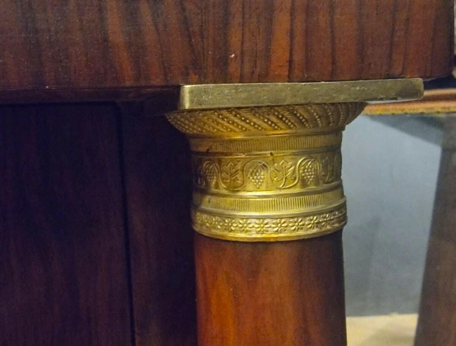 ON HOLD - Pair Of Walnut Empire Chests Of Drawers 1810 With Marble Tops - JAA