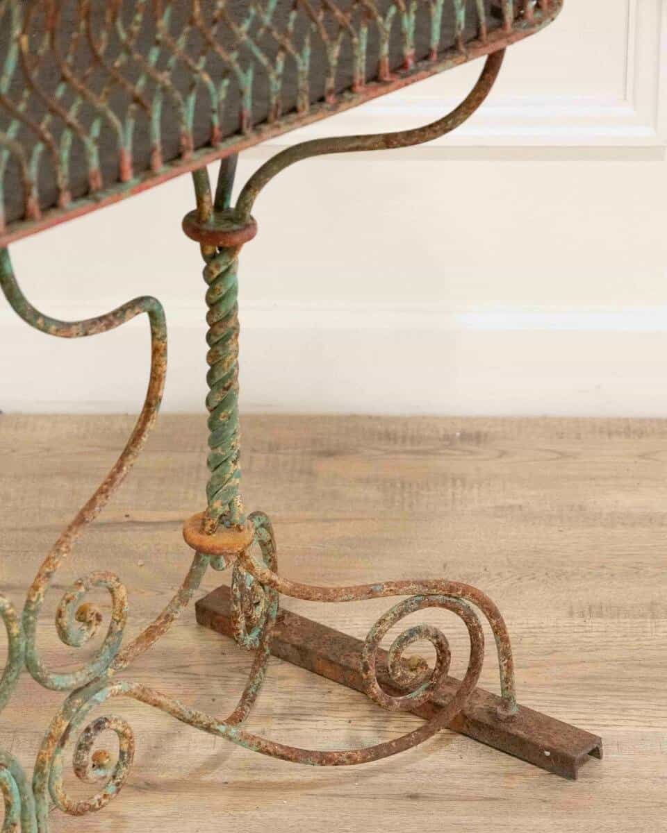 French 19th Century Napoleon III Wrought Iron Garden Planter - JAA