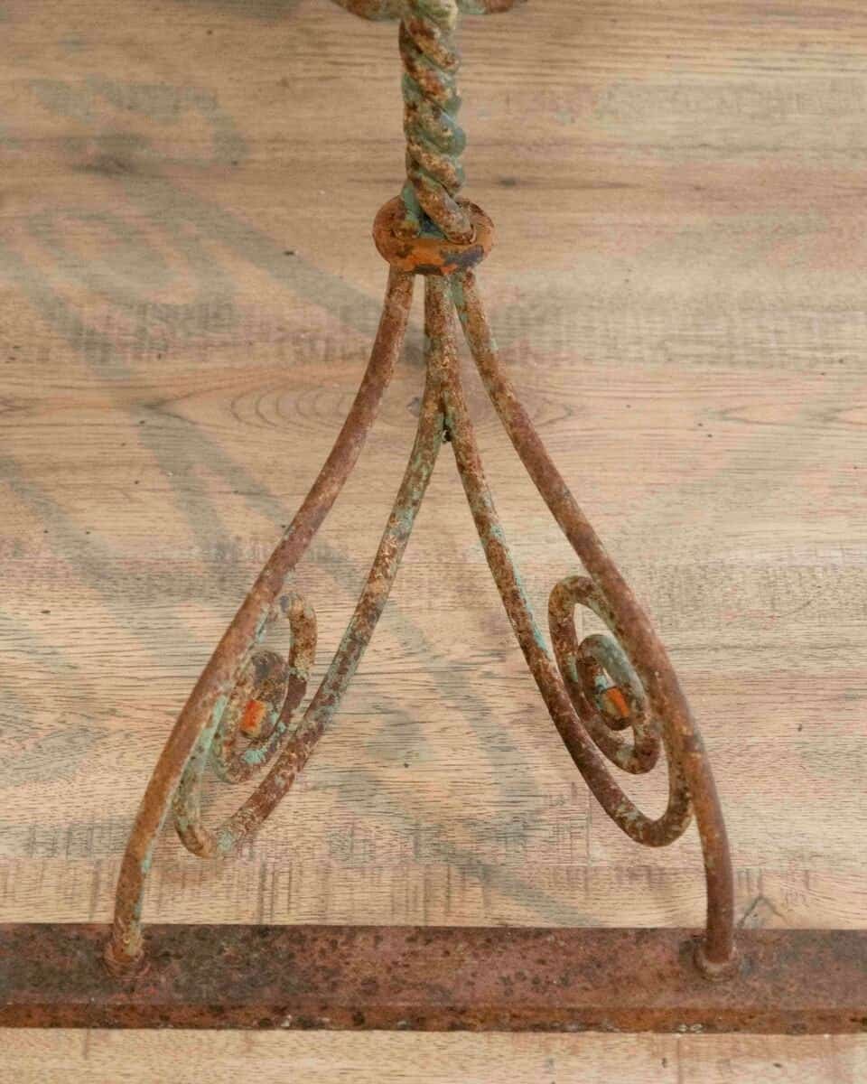 French 19th Century Napoleon III Wrought Iron Garden Planter - JAA