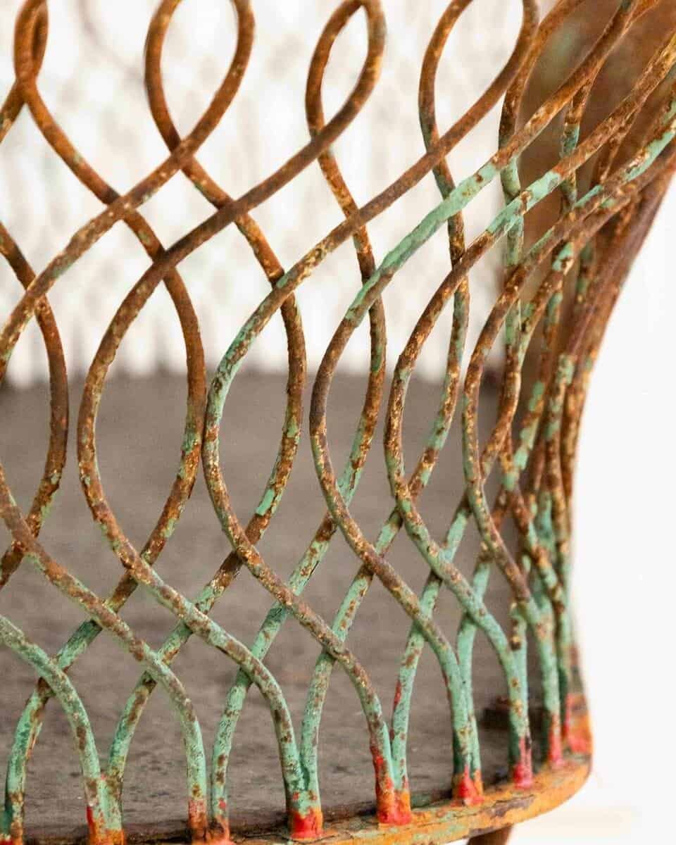 French 19th Century Napoleon III Wrought Iron Garden Planter - JAA