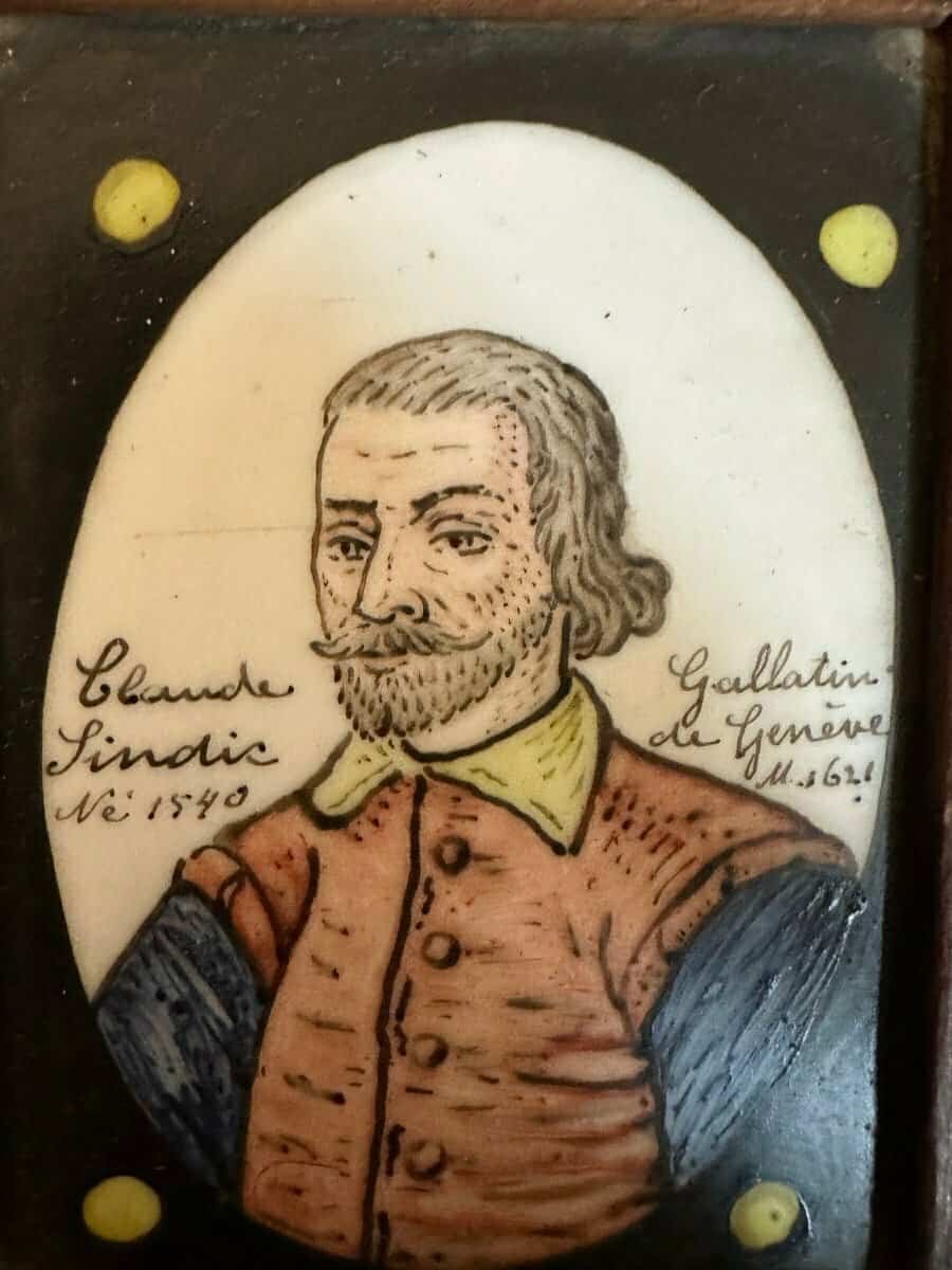 Swiss 19th Century Set of Three Haute Époque Miniatures on Porcelain - JAA