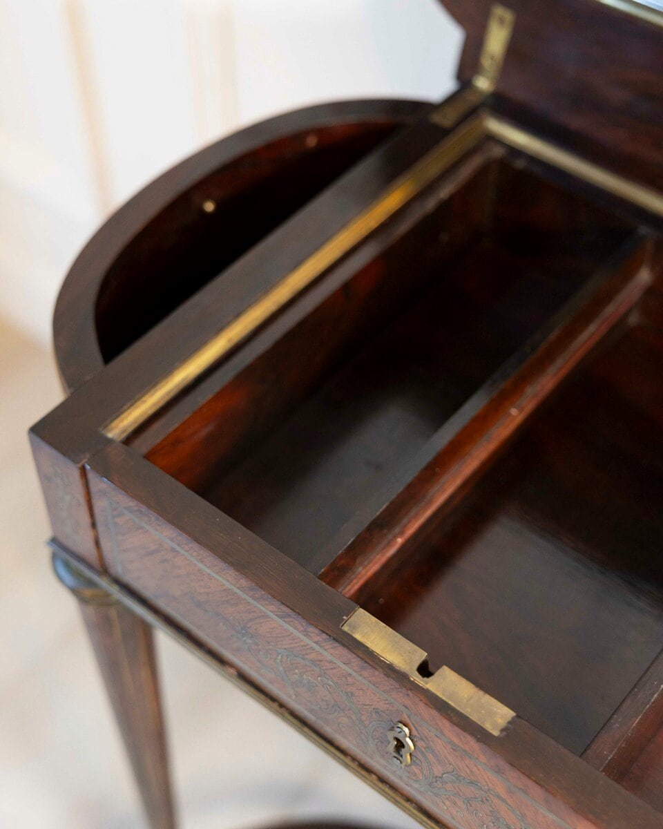 Napoleon III Marquetry Side Table, France, circa 1870 - JAA