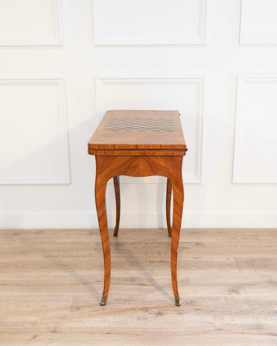 Table Game Louis XV, Rosewood Veneer - JAA
