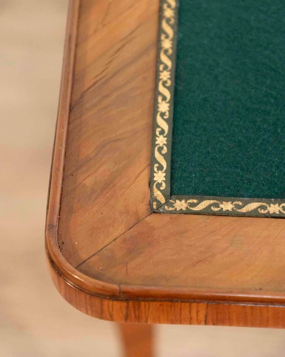 Table Game Louis XV, Rosewood Veneer - JAA