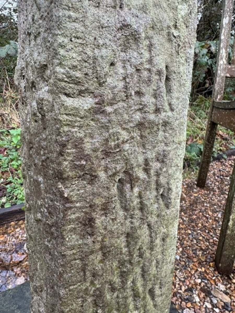 English Mid-20th Century Carved Sandstone Garden Sundial - JAA