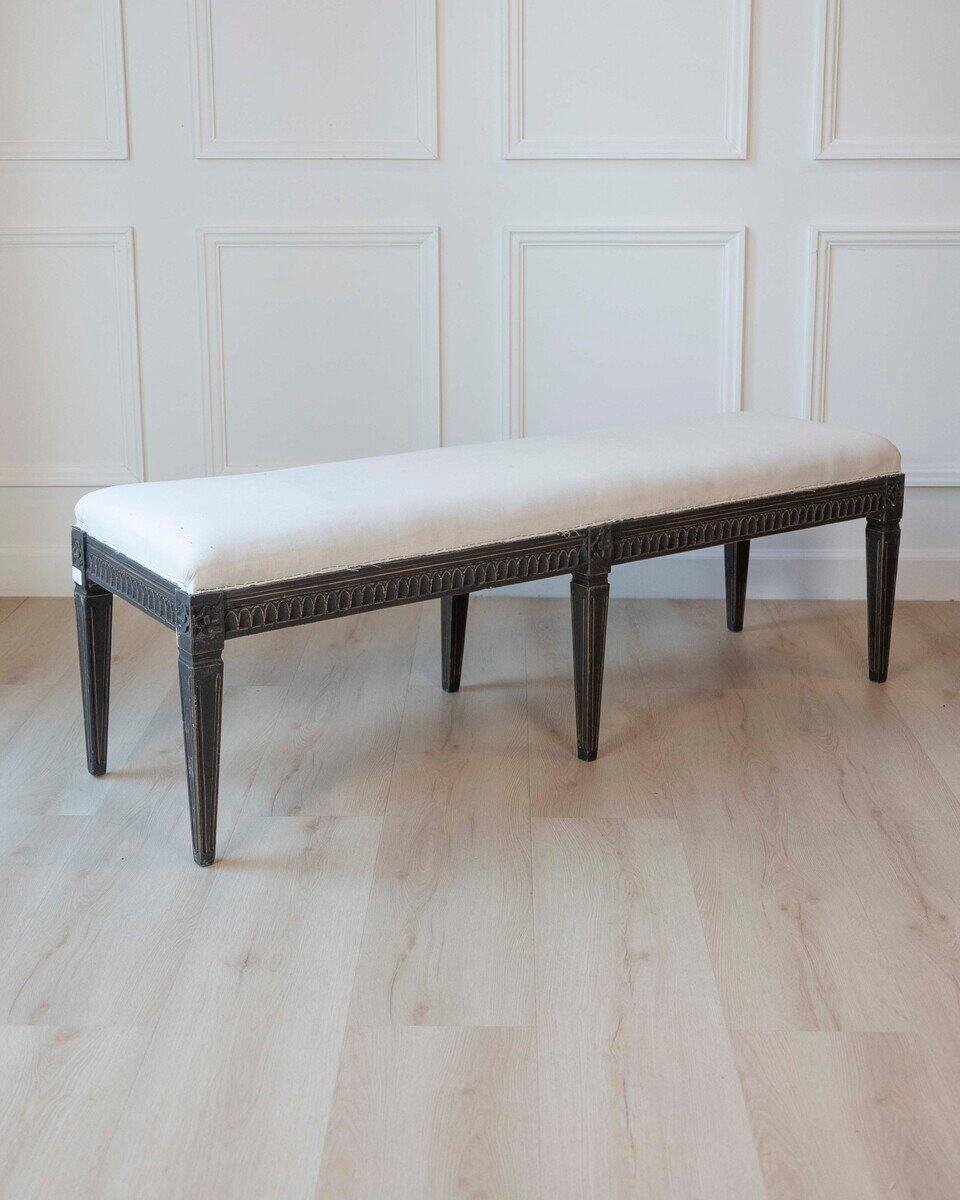Swedish 19th Century Bench, c.1880 - JAA