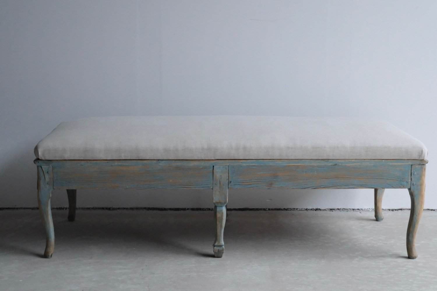 Swedish 18th Century Rococo Bench, c.1770 - JAA