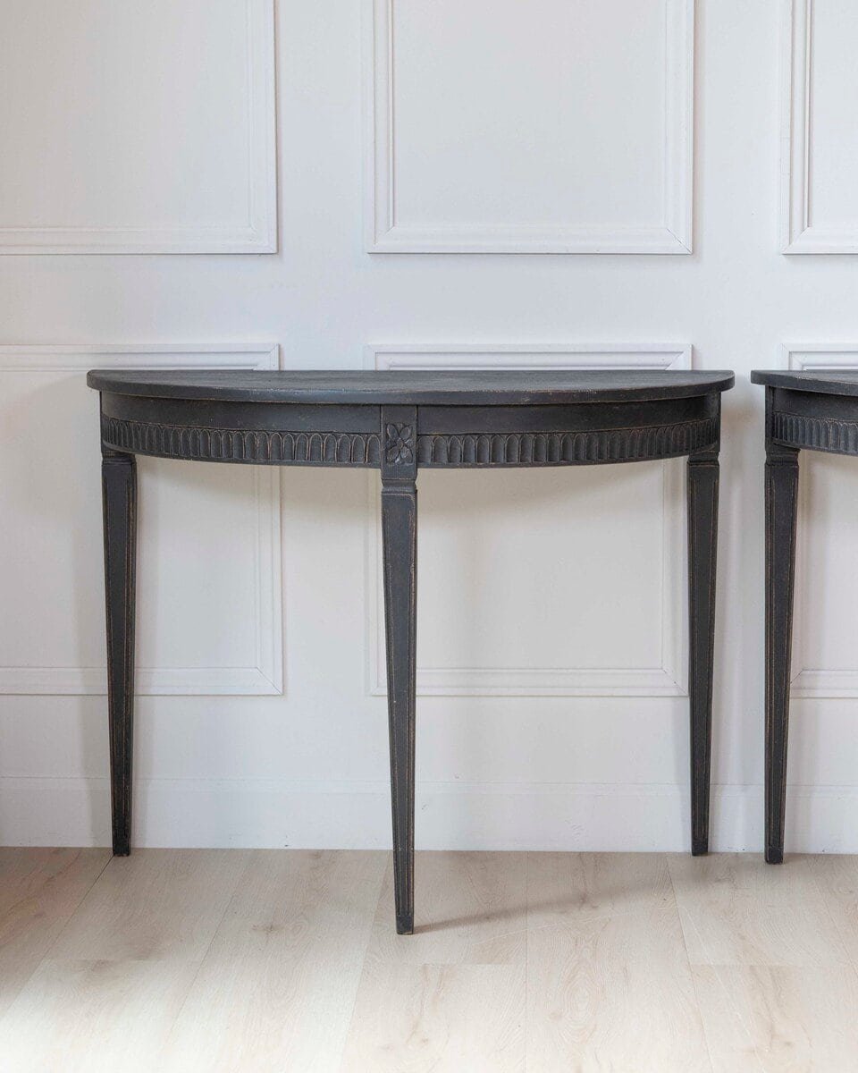 Pair of Swedish Demi-Lune Tables, circa 1880 - JAA