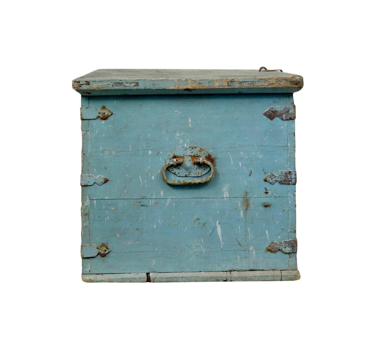 19th century Swedish painted trunk/chest circa 1860. - JAA