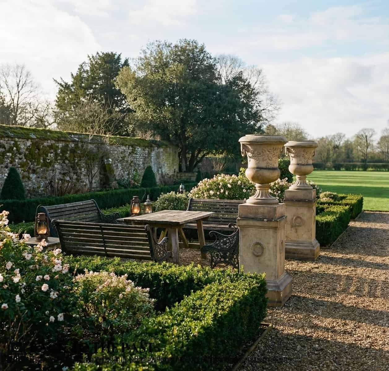 English 19th Century Late Victorian Cast-Iron Garden Urns, Pair - JAA