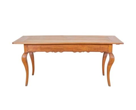 French 19th Century Provincial Walnut Farm Table