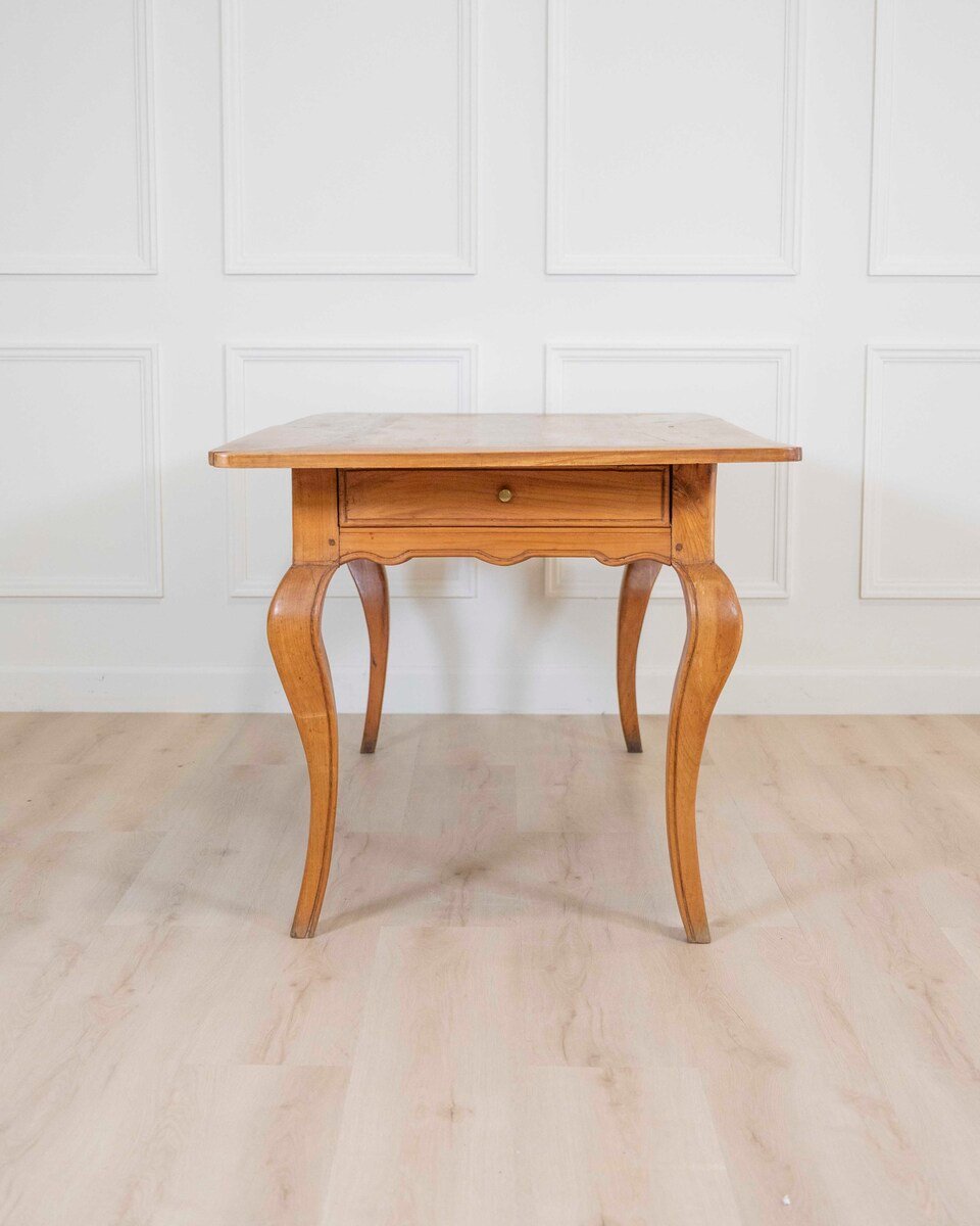 French 19th Century Provincial Walnut Farm Table - JAA