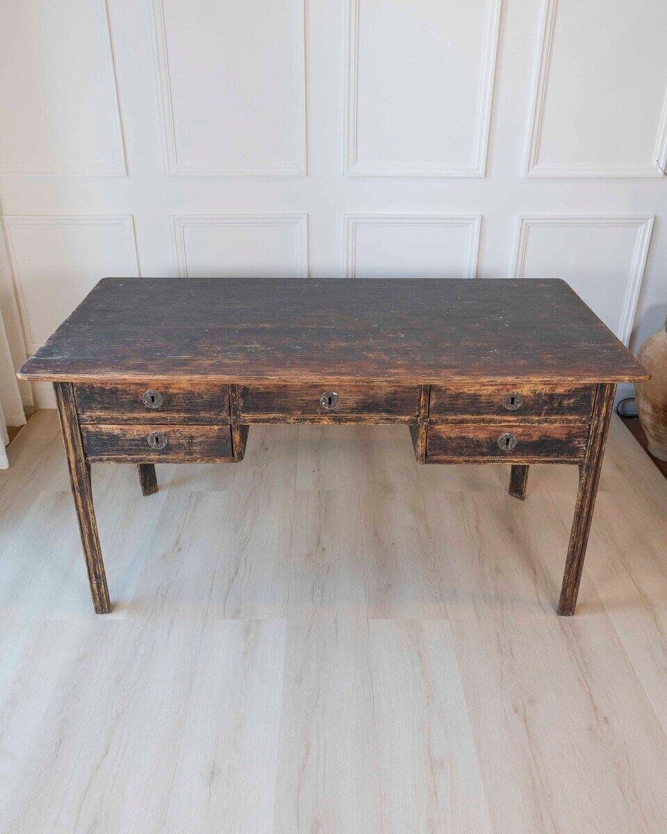 Swedish 18th Century Gustavian Painted Desk, c.1780 - JAA