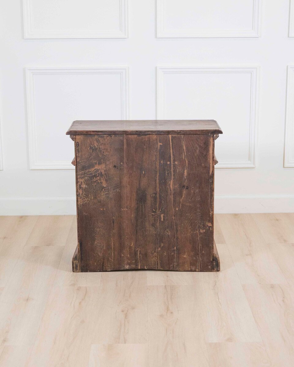 Small Antique Solid Wood Sideboard From The 18th Century, Tuscany - JAA