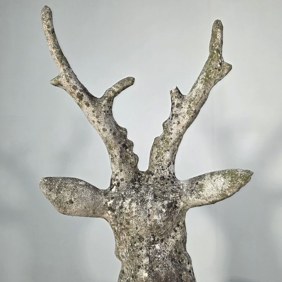 Large concrete deer, circa 1950 - JAA