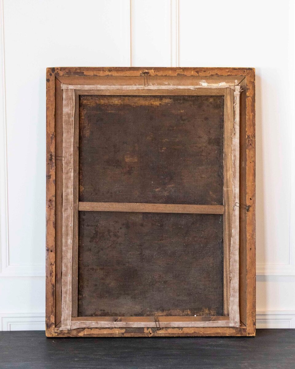 18th Century French School Portrait of a Young Woman Writing, Oil on Canvas - JAA