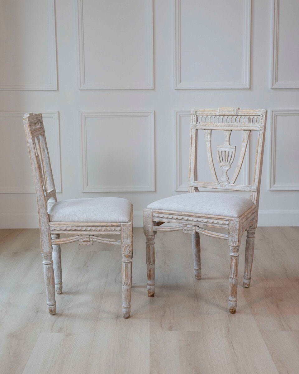 ON HOLD - Swedish Early 19th Century Gustavian Dining Chairs, Set of eight, c.1820 Priced Individually - JAA