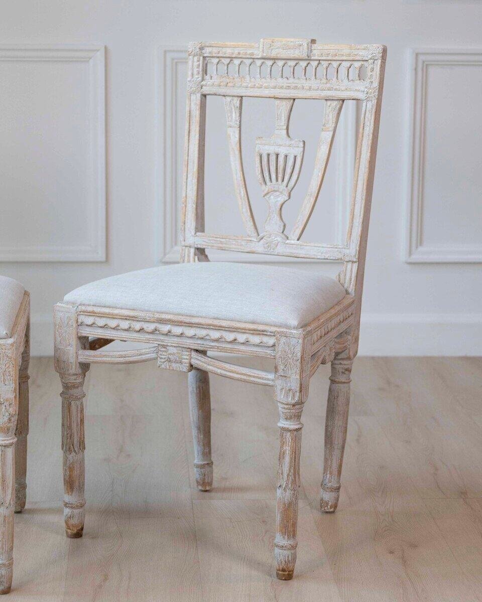 ON HOLD - Swedish Early 19th Century Gustavian Dining Chairs, Set of eight, c.1820 Priced Individually - JAA