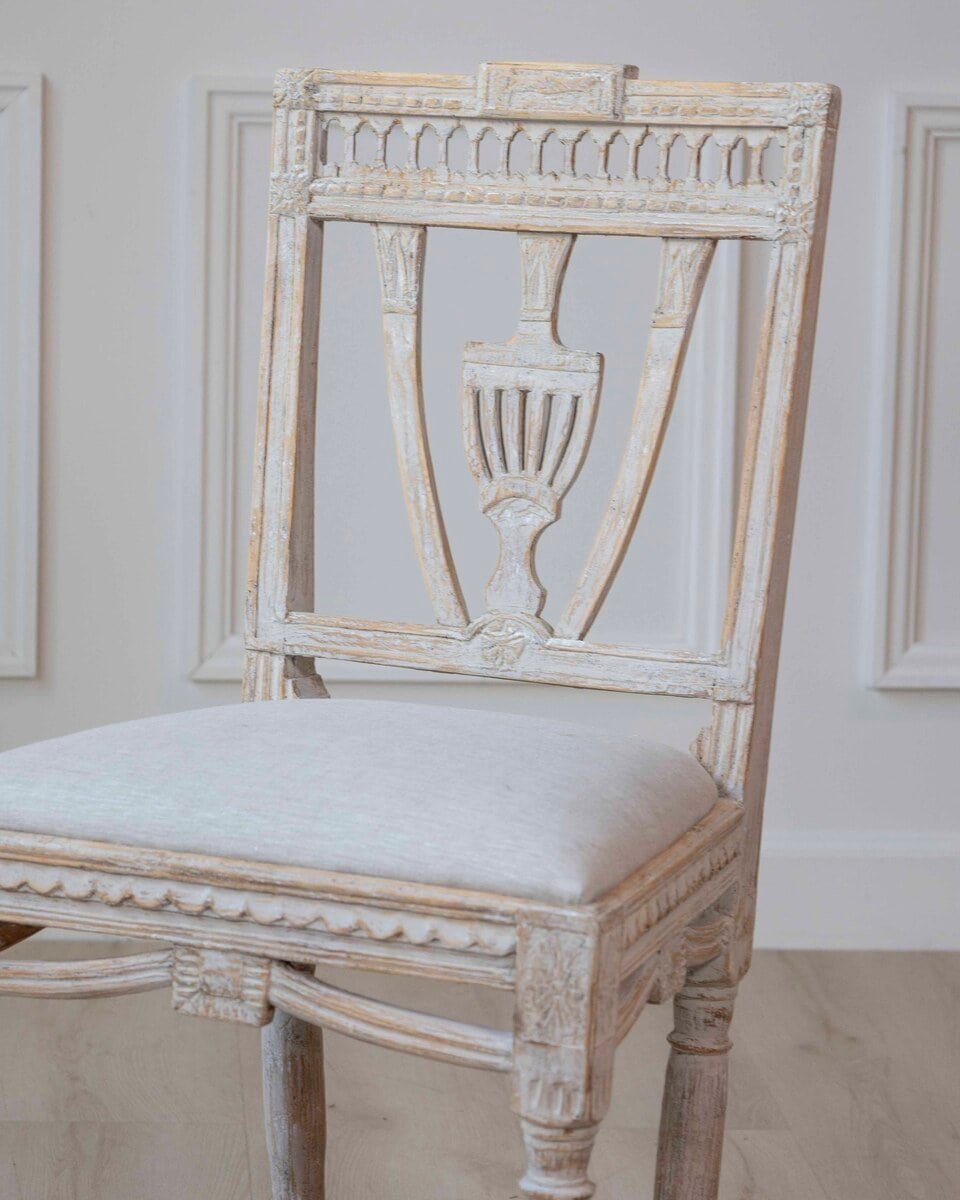 ON HOLD - Swedish Early 19th Century Gustavian Dining Chairs, Set of eight, c.1820 Priced Individually - JAA