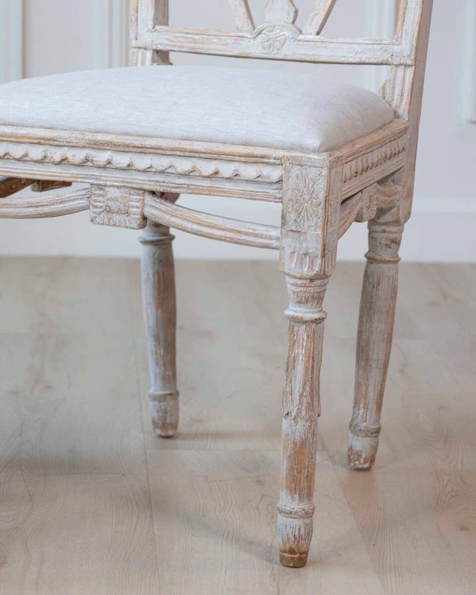 ON HOLD - Swedish Early 19th Century Gustavian Dining Chairs, Set of eight, c.1820 Priced Individually - JAA