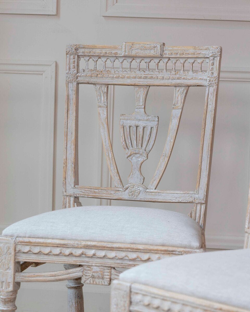 ON HOLD - Swedish Early 19th Century Gustavian Dining Chairs, Set of eight, c.1820 Priced Individually - JAA